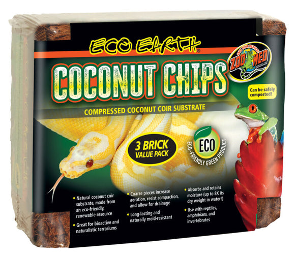 Eco Earth Coconut Chips-3 bricks
