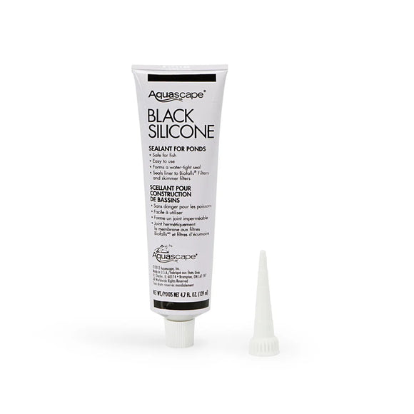 Aquascape Black Silicone Sealant 4.7 oz tube