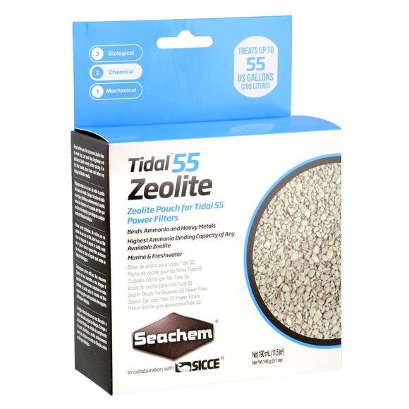 Seachem Tidal 55 Zeolite - 190 ml (Bagged)