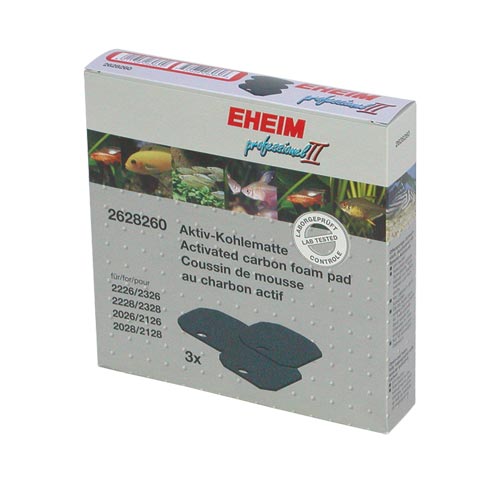 Eheim Activated Carbon Pads for 2226/2228/2026/2028 - 3 pk