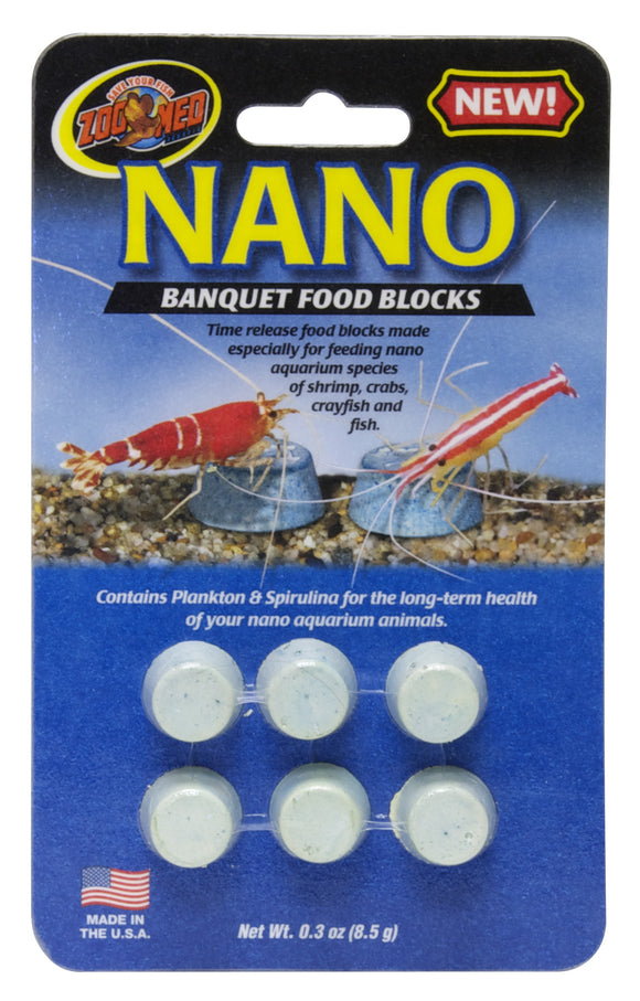 Zoo Med Nano Banquet Food Blocks