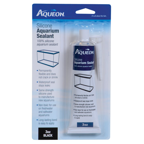 Aqueon Silicone Aquarium Sealant - Black - 3 oz