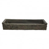 Aquascape Front-Spill Straight Stacked Slate Topper