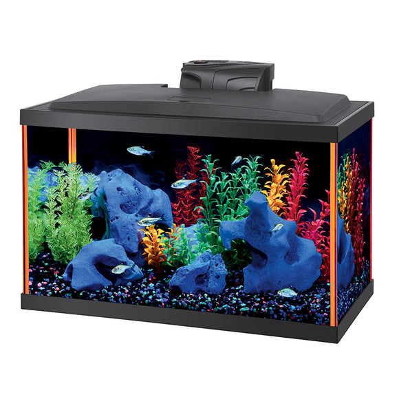 Aqueon NeoGlow LED Aquarium Kit - Orange - 10 gal