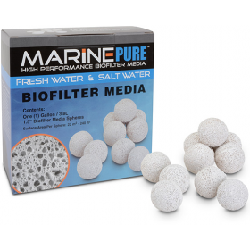 CerMedia MarinePure BioFilter Media Spheres 1.5" - 2 Quart