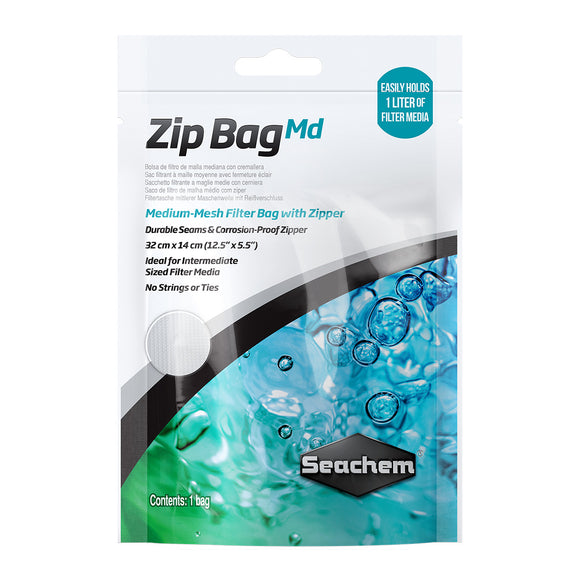 Seachem Zip Bag Medium - 12.5