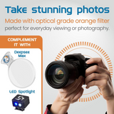 Flipper Clear DeepSee 5" Orange Lens Filter