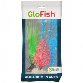 GloFish Plant Multipack SM Orange, MD Green, LG Blue