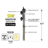 Sicce Scuba Preset 50 Watt Submersible Heater