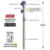 Sicce Scuba ContactLess 400 Watt Submersible Heater