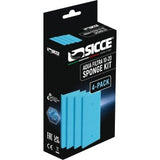 Sicce Aqua Filtra 10-20 Replacement Sponge Kit (4 units)