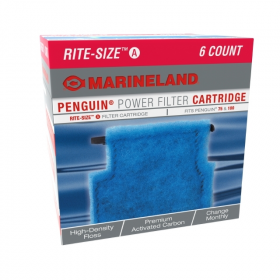 Marineland Penguin Rite-Size Cartridge A 6pk
