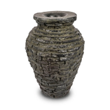 AQUASCAPE STACKED SLATE URN 13"H
