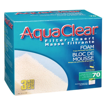 AquaClear 70 Foam Filter insert, 3 pack