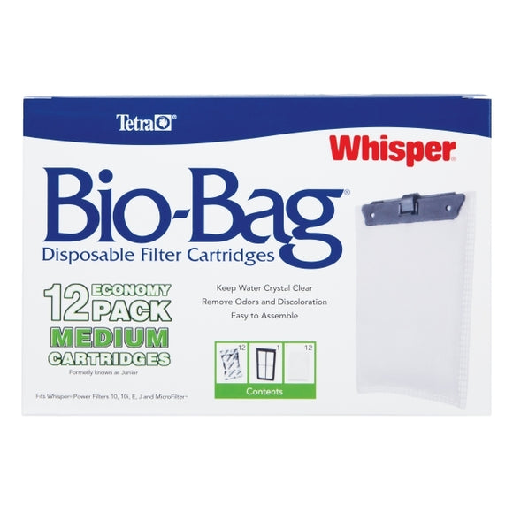 Tetra Whisper Md 12pk Bio-Bag