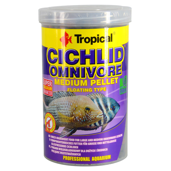 Cichlid Omnivore Medium Floating Pellets - 360 g