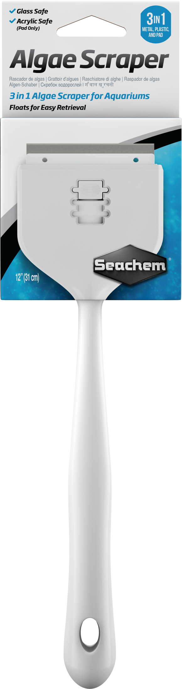 Seachem 3 in 1 Algae Scraper 12