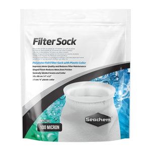 Seachem Filter Sock - 100 Micron - 4" x 12"