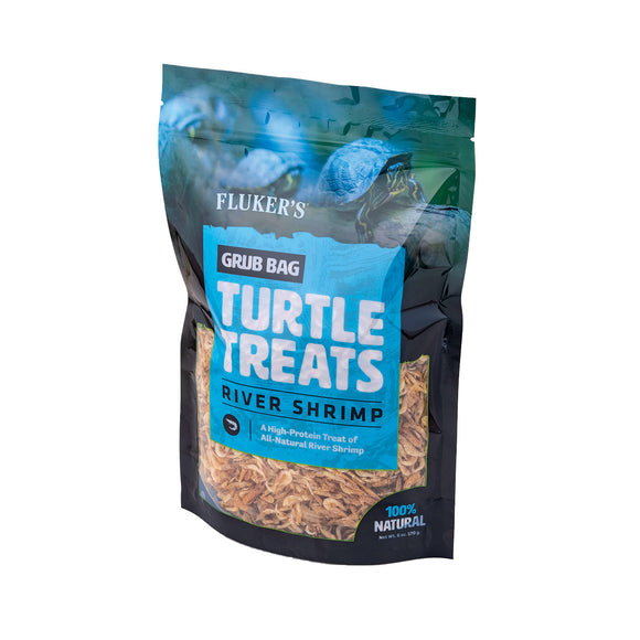 Flukers Grub Bag Turtle Treats - River Shrimp - 6 oz