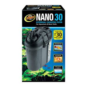 Zoo Med Nano External Canister Filter - 30 gal