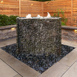 Aquascape Stacked Slate Spillway Wall 32″ Landscape Fountain Kit