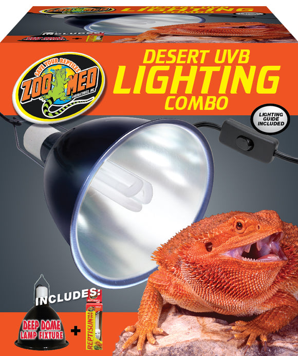 Zoo Med Desert UVB Lighting Combo Pack