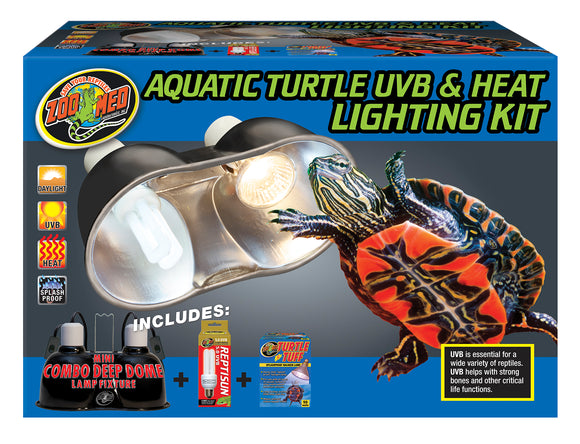 Zoo Med Aquatic Turtle UVB & Heat Lighting Kit