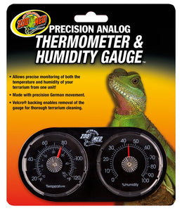 Zoo Med Precision Analog Thermometer & Humidity Gauge														Zoo Med