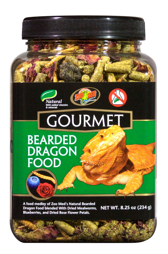 Zoo Med Gourmet Bearded Dragon Food 8.25 oz/15 oz