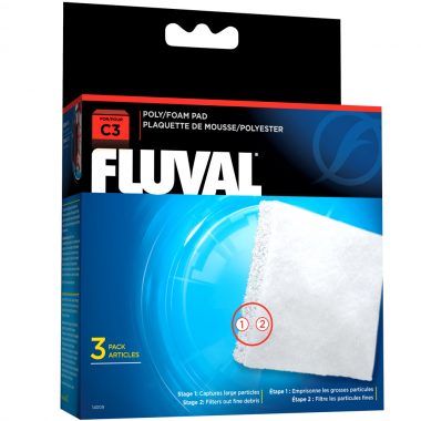 Fluval C3 3 pack poly/foam pad