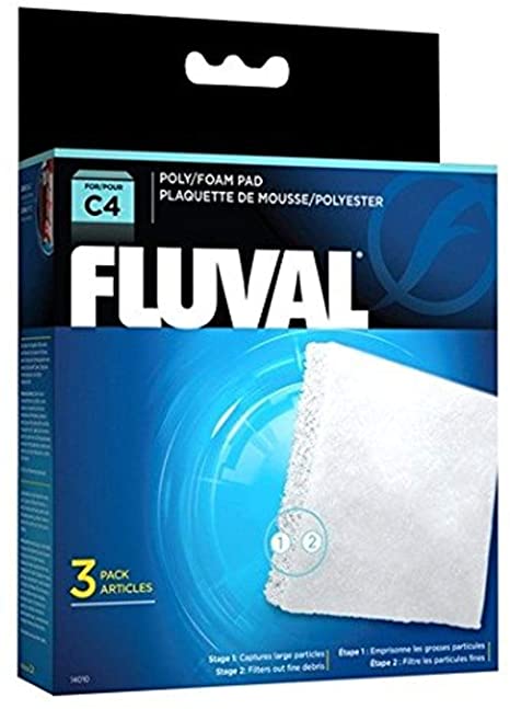 Fluval C4 3 pack poly/foam pad