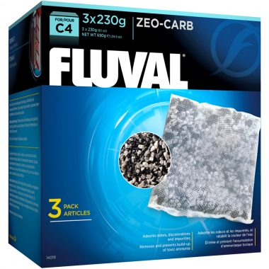 Fluval C4 3 pack zeo-carb