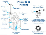 Prostar Rimless Aquarium - 90 gal - White