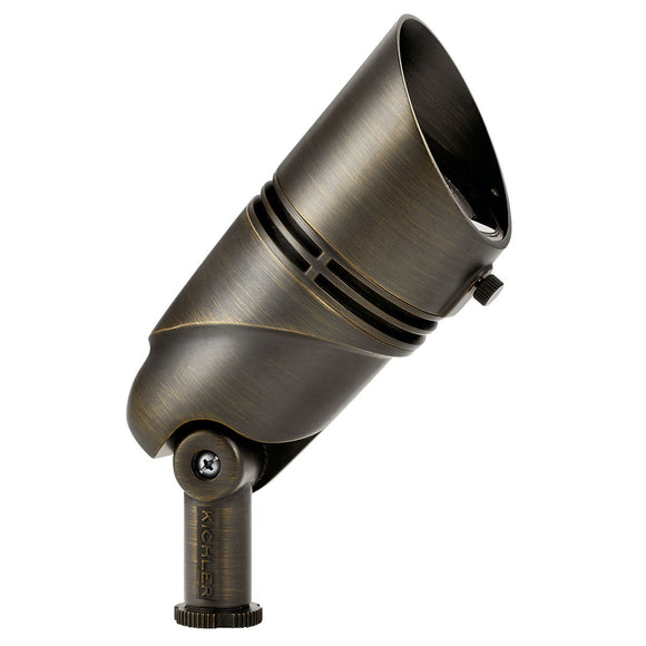 Kichler VLO 3000K 60 Degree LED High Lumen Accent Wide Floodlight Centennial Brass (K/16162)