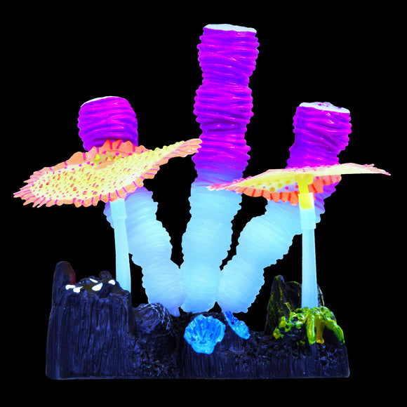 Glow Action Sponge and Carpet Corals - Purple