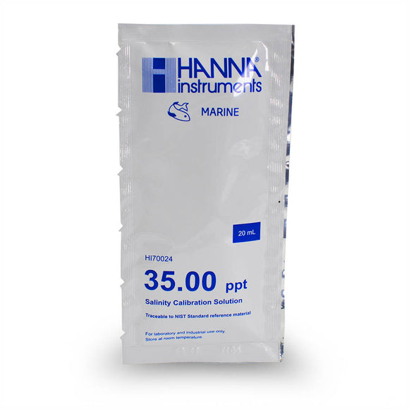 Hanna 35 ppt Salinity Calibration Solution Sachet (20ML)