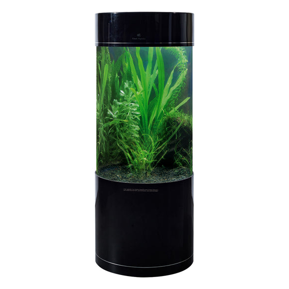 Pro Clear Cylinder Aquarium Kit - Sump Filtration - 80 gal - Black