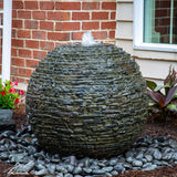 Aquascape Stacked Slate Sphere Small