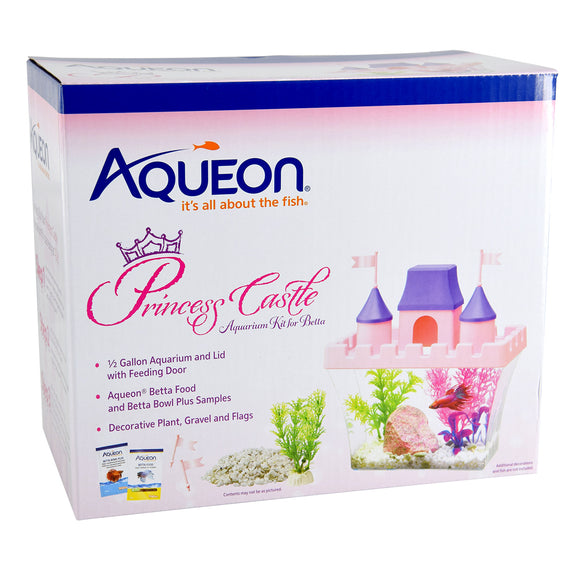 Aqueon Betta Princess Castle Aquarium Kit