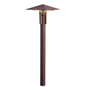 Kichler 12V LED 3000K 8" Dome Path Light, Centennial Brass (15803AZT)