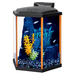 Aqueon NeoGlow LED Aquarium Kit - Hex - Orange - 8 gal – Total Aquatics Inc.