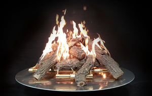 Warming Trends Western Oak Log Set for 30” - 42” Fire Pit - 12 Pieces
