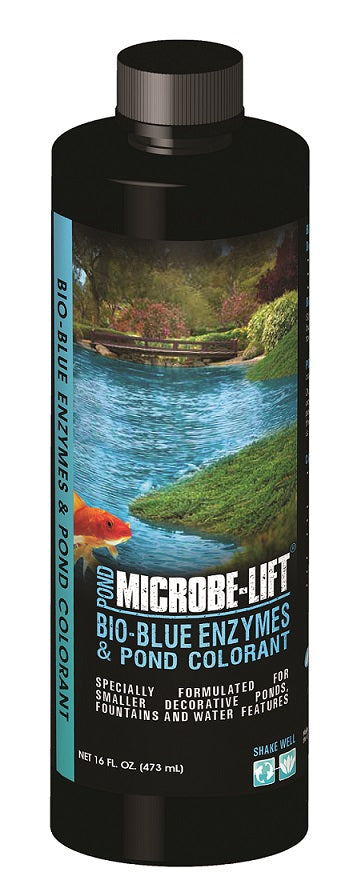 Microbe-Lift Bio-Blue Enzymes & Pond Colorant - 16 oz