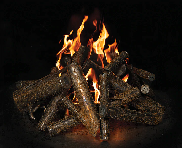 WARMING TRENDS STEEL LOG SET HANDCRAFTED TO FIT 30