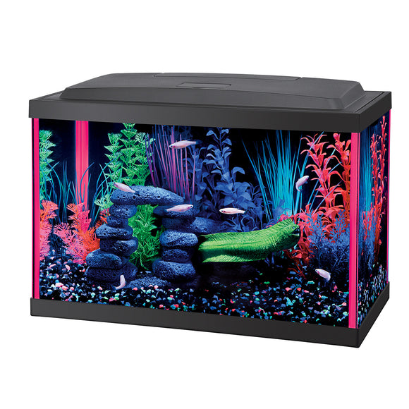 Aqueon NeoGlow LED Aquarium Kit - Pink - 5.5 gal
