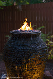 Fire and Water Stacked Slate Urn – Large