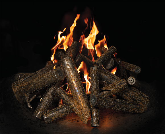 Warming Trends Steel Log Set Handcrafted to fit 18