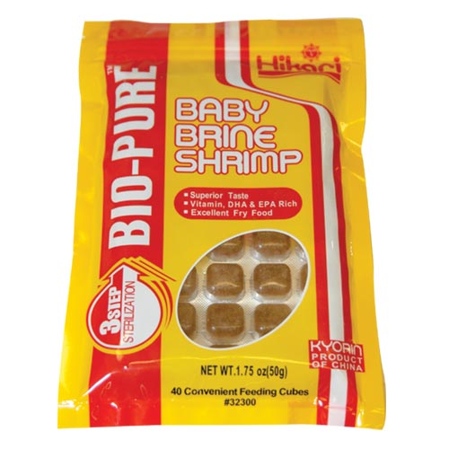 Hikari Bio-Pure Frozen Baby Brine Shrimp - Mini Cubes - 1.75 oz