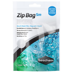 Seachem Zip Bag Small Mesh - 12.5" x 5.5"