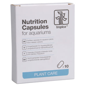 Tropica Nutrition Capsules for Aquariums - 10 pk